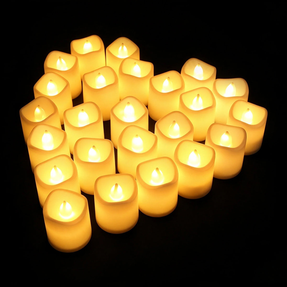 LED-Dekokerzen – 12er- oder 24er-Set