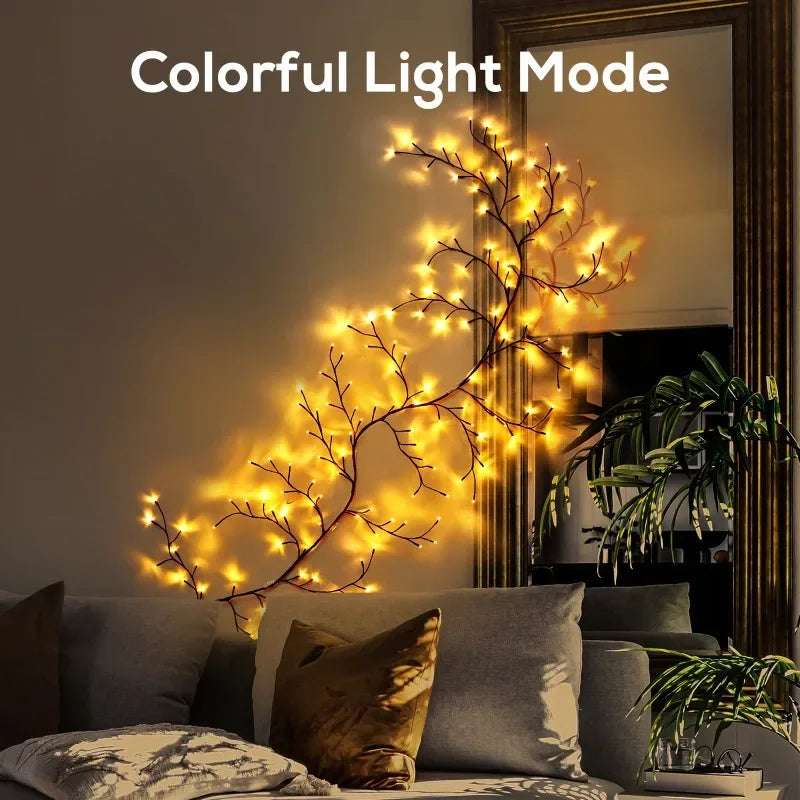 LED-Lichterzweige – warmweiße USB-Dekoration