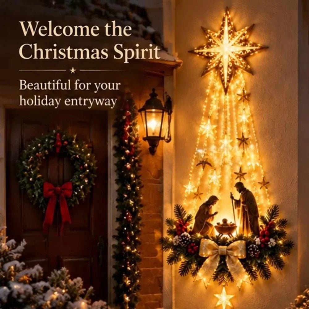 Stern von Bethlehem – beleuchtete Weihnachtsdekoration
