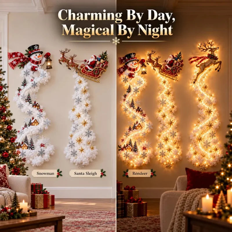 LED-Weihnachtswanddekoration – 60 cm DIY-Set
