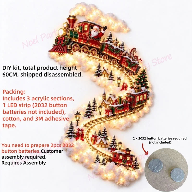 LED-Weihnachtswanddekoration – 60 cm DIY-Set