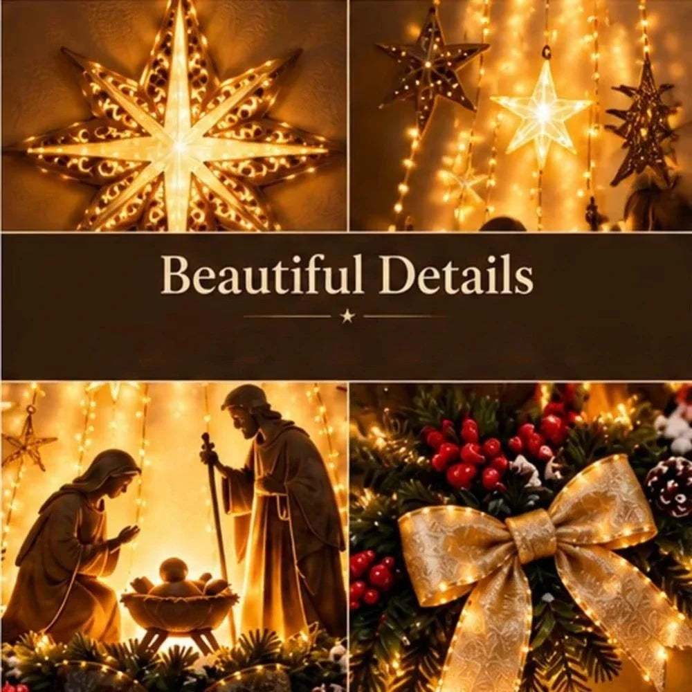 Stern von Bethlehem – beleuchtete Weihnachtsdekoration